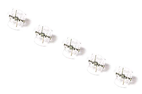 100 Mini pinzas de pelo, clips, para niñas, mujeres, orquídeas, pinzas transparentes 10 x 13