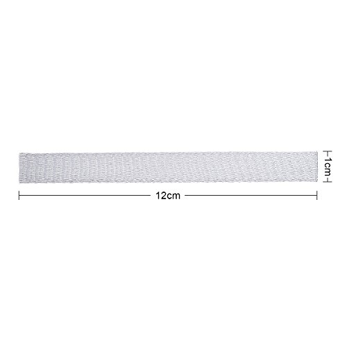 100 Paquetes Protector de Brocha de Maquillaje Brochas de Maquillaje Cubierta Extensible de Malla Protector de Pluma
