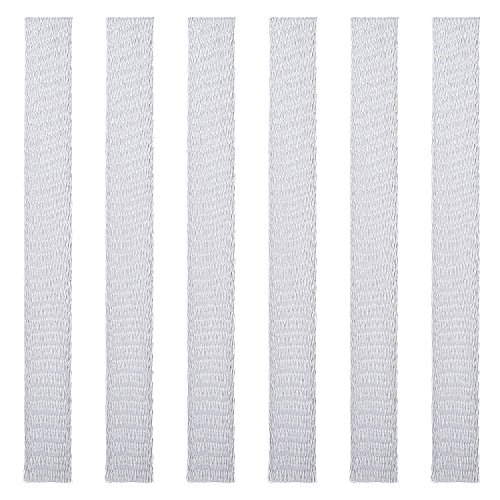 100 Paquetes Protector de Brocha de Maquillaje Brochas de Maquillaje Cubierta Extensible de Malla Protector de Pluma