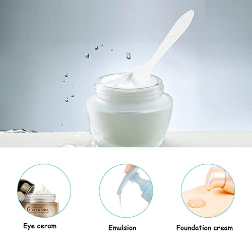 100pcs Espátulas de Máscara Aplicador de Espátula de Maquillaje Espátulas Cosméticas Mini Cuchara de Belleza Cuchara de Máscara de Crema Facial