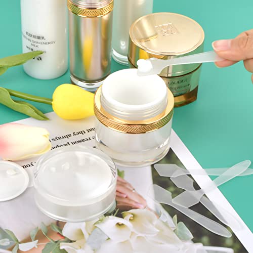 100pcs Espátulas de Máscara Aplicador de Espátula de Maquillaje Espátulas Cosméticas Mini Cuchara de Belleza Cuchara de Máscara de Crema Facial