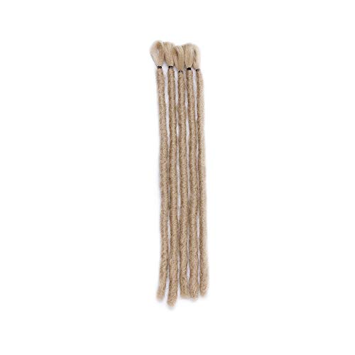 12"(30cm) SEGO 5PCS Dreadlocks Extensiones Rastas Pelo Sintético para Trenzas Africanas [Rubio Ceniza] Cabello Se Ve Natural Crochet Twist Braiding Faux Locs Hair