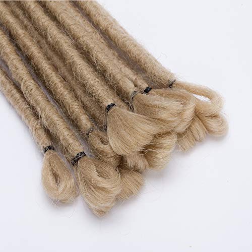 12"(30cm) SEGO 5PCS Dreadlocks Extensiones Rastas Pelo Sintético para Trenzas Africanas [Rubio Ceniza] Cabello Se Ve Natural Crochet Twist Braiding Faux Locs Hair