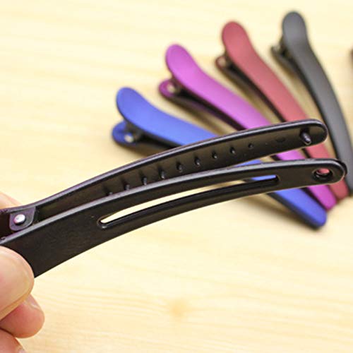 12PCS Pinza de Pelo para Niñas Mujeres, 12CM Clips de Pelo de Plástico, Horquillas Pelo, Accesorios Cabello, Pinza para el Cabello, Pernos de Pelo, Clips de pelo para Chicas (Azul Real)