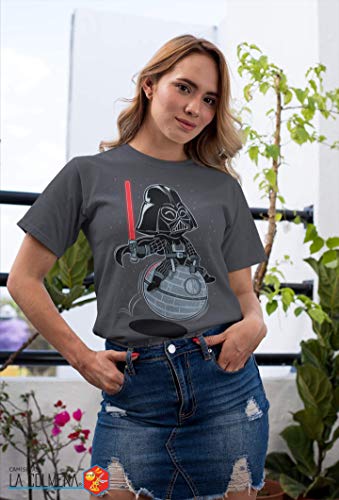 154-Camiseta Bouncy Star (by Fernando Sala Soler) (XXL, Gris Oscuro.)