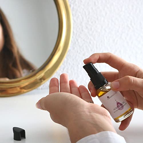 15ml Sérum Facial Nutritivo Antiedad, Aceite Facial, Vitamina E, Orgánico, Bio, Vegano, Natural,Antiarrugas, para Piel Madura, Propiedades Regenerantes, Reafirmantes y Equilibrantes