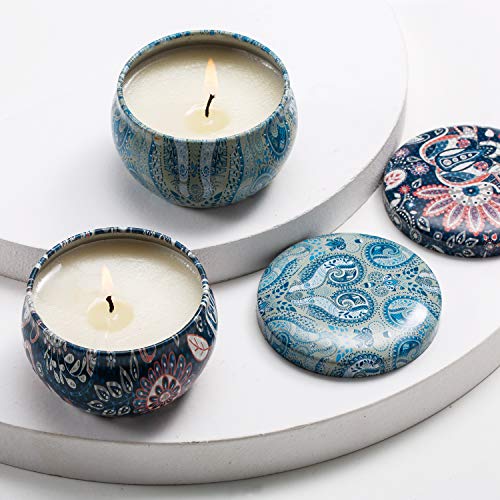 16 Piezas Regalo de Velas PerfumadasCera de Soja Natural Relajación Natural Vela Aromaticas para Baño, Yoga, SPA, para Festival y Bodas Aromaterapia Velas Decoración Regalo（Navidad） (Indio 16)