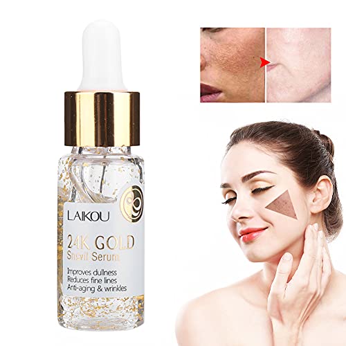 17ml 24k Oro Lámina Caracol Facial Serum Cream Reafirmante