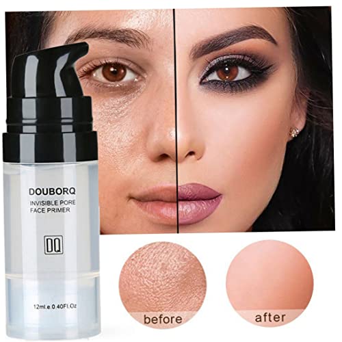 1bottle invisible poro imprimación esencia sin portos de todas las facciones mate Primer Control de aceite Pre-Maquillaje Crema Natural Blur Primer (12 ml / 0.4oz) para la belleza