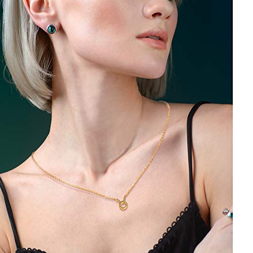 2 Collares de 12 Constelaciones Collar con Colgante de Zodiaco Constelación de Oro, Cadena de Señal de Horóscopo Astrológico de Plata con Tarjeta de Constelación para Mujer (Escorpión)