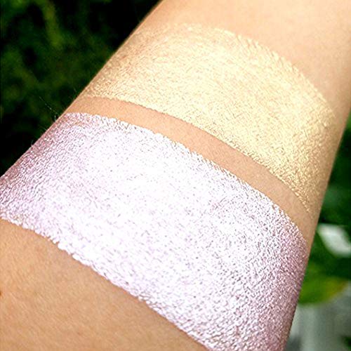 2 Colores Bronceadores e Iluminadores Resaltador Stick Shimmer Cream Powder de Luz Para Rostro a Prueba de Agua