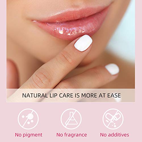 2 piezas de bálsamo labial: aceite de labios líquido exfoliante nutritivo hidratante, prebase de labios, arrugas de labios exfoliantes antiseco