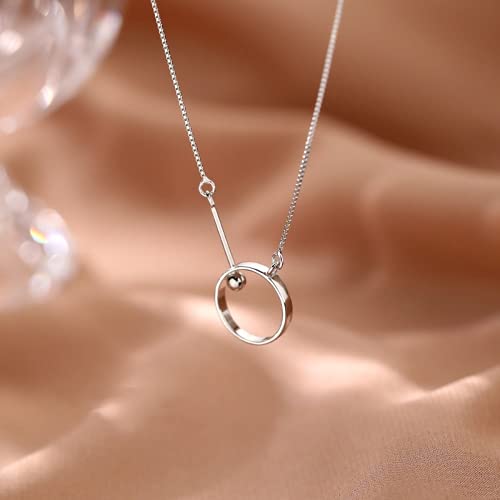 2 unids anillo collar mujeres, moda y ligero lujo nicho diseño sentido clavícula cadena temperamento simple Ins viento frío