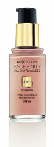 2 x Max Factor Face Finity Flawless 3 in 1 Foundation 30ml - 45 Warm Almond