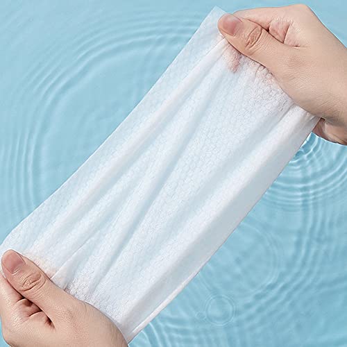 200PCS Toallas Facial - Toallas Desechables100% Algodón Tela no Tejida Extra Gruesa sin Pelusa,Toallita Facial Toalla de Algodón Facial Suave Toalla de Limpieza Toallitas para la Cara, 2 Paquetes