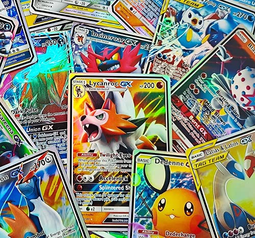 2022 Version Tarjeta Poke 60GX，Poke Cartas Coleccionables ， Carta Rara,Carta de Batalla，Regalo de Cmpleaños，Versión en inglés, DIGZ