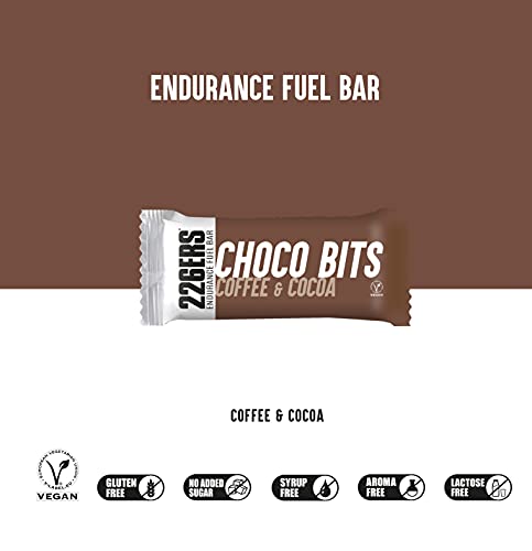 226ERS EFB | Endurance & Energy Bars, Barrita Energética para Mayor Resistencia con Multivitaminas, Snack Saludable Sin Gluten, Café y Cacao - 1 Barra