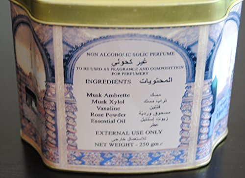 250 g en caja ámbar natural / Ambergris Perfume en pasta de resina de bloques para hacer su propio perfume o simplemente huele tan encantador! ¡Sin alcohol!