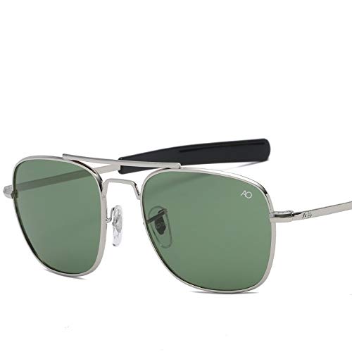 2THTHT2 Moda Gafas De Sol De Aviación para Hombres Diseñador De Marca Gafas De Sol para Hombres Ejército Americano Lente De Vidrio Óptico Militar