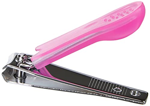3 Claveles Cortaúñas con Recoge Uñas 6 cm Rosa, Verde