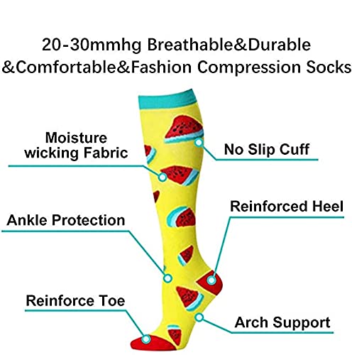 3 Pares 58 Estilos Medias de compresión Unisex de Calidad Calcetines de Ciclismo Ajuste de Edema,   Venas varicosas, Calcetines de maratón para Correr -a38-S-M