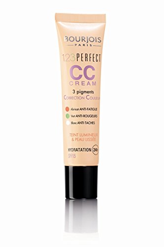3 x Bourjois Paris 123 Perfect CC Cream SPF 15 30ml - 33 Rose Beige