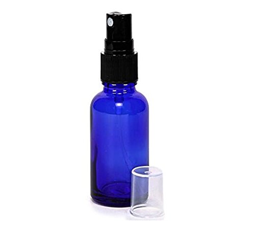 30 ml 1 oz portátil recargable de plástico azul de aceite esencial de niebla fina perfume maquillaje vacío pulverizador botella cosméticos atomizadores viaje spray bomba (6 unidades)