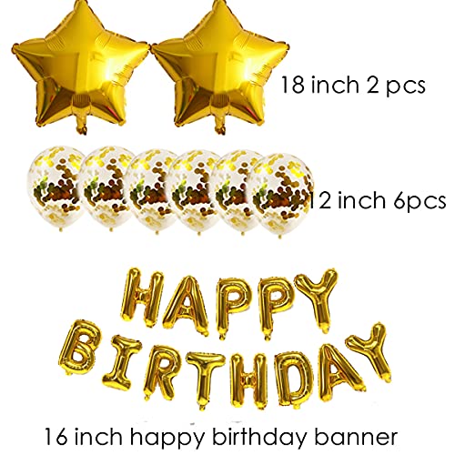 35 años de decoración de cumpleaños globos dorados, 35 años, decoración de cumpleaños dorada para niñas y mujeres, 35 cumpleaños, decoración para hombres y jóvenes, 35 globos decorativos
