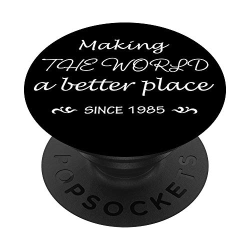 35 Años Mujer 35 Regalo De Cumpleaños Vintage Nacido En 1985 PopSockets PopGrip Intercambiable