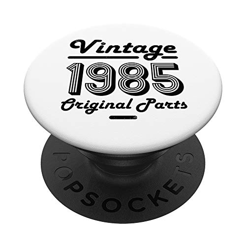35 cumpleaños vintage mujeres 35 años viejo regalo 1985 hija PopSockets PopGrip Intercambiable