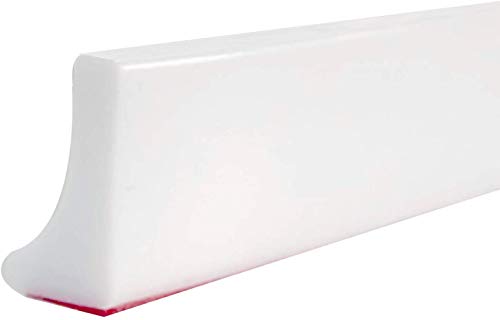 39 Inch Protector de Agua de Ducha Plegable, Barrera de Agua, Umbral de Ducha, Parada de Separación en Seco y Húmedo