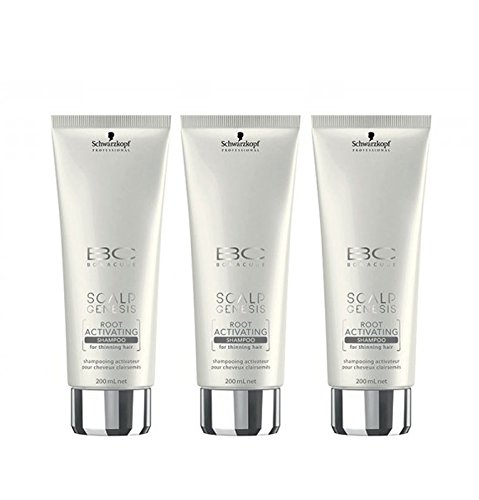 3er Schwarzkopf Professional Bonacure Scalp Genesis Root Activating Shampoo 200 ml = 400 ml