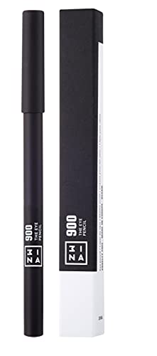 3ina 3INA Makeup – Vegano – Cruelty – The Eye Pencil 900 – Definición de larga duración – Lápiz de ojos con licuadora incorporada – Negro 6 g