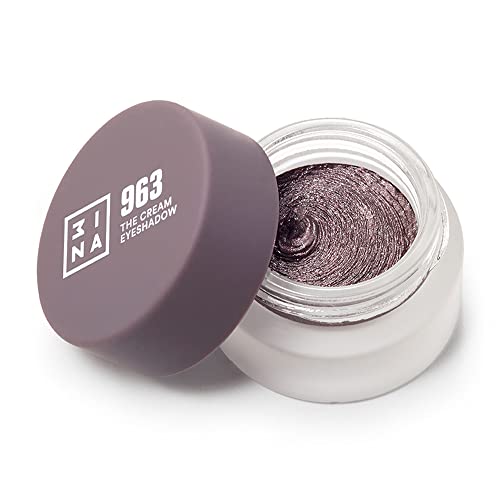 3ina Maquillaje – Libre de crueldad – Vegano – La sombra de ojos crema 963 – Gris pardo – Sombra de ojos de larga duración – Impermeable