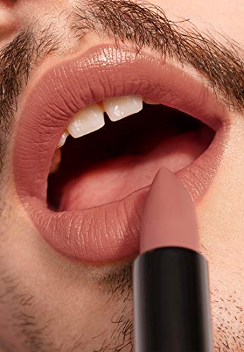 3ina Maquillaje vegano sin crueldad – The Lipstick 503 – Desnudo – Lápiz labial duradero de 5 horas – altamente pigmentado – Mate – Aroma de vainilla – Lápiz labial con tapa magnética