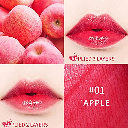4 piezas de maquillaje de labios esmalte de labios de terciopelo mate espejo barras de labios líquidas a prueba de agua de larga duración brillo de labios lápiz de labios taza antiadherente ojos