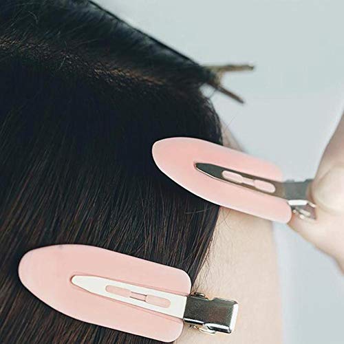 4 piezas de pinzas para el cabello sin doblar las mujeres sin pliegues pasador de pelo rizado pinzas para el peinado y maquillaje accesorios para el cabello