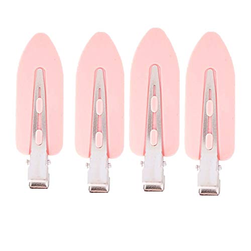 4 piezas de pinzas para el cabello sin doblar las mujeres sin pliegues pasador de pelo rizado pinzas para el peinado y maquillaje accesorios para el cabello