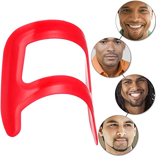 4 Piezas Plantilla de Barba Hombre Plantillas para Recortar Barba de Hombre Cuello Recto Línea de Corte de Pelo Plantilla para cuello de barba para Afeitado de barba, Contorneado o Líneas de Barba