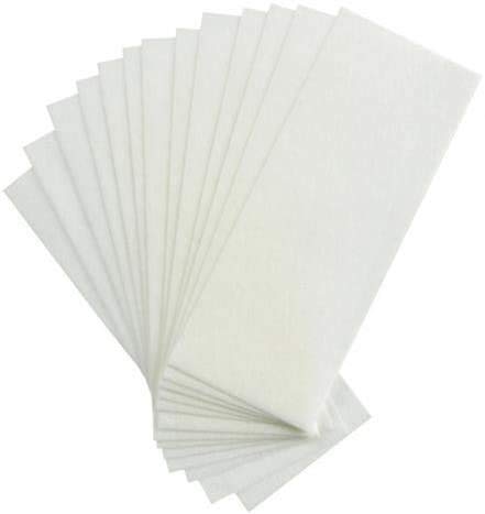 4 x 100 tiras depilatorias profesionales no tejidas | Tiras de cera depilatoria cera corporal y facial (paquete de 4)