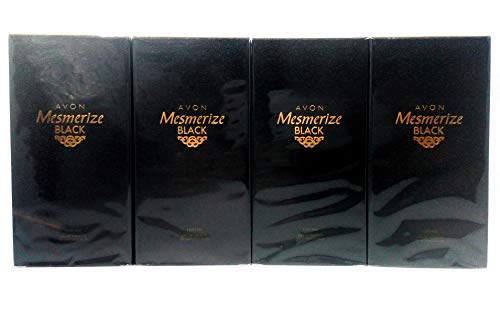 4 x Avon Mesmerize Black Eau de Toilette Para Hombre 100 ml (4 unidades)
