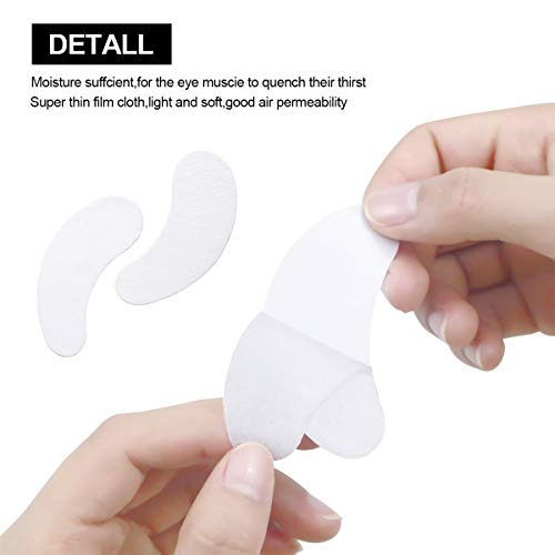 50 Pares de Almohadillas de Gel para Extensiones de Pestañas Parches Ojos Pestañas Eye Patches Collagen Parches para Ojos Sin Pelusa