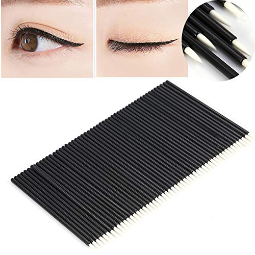 50 PCS/Set Cepillos de pestañas desechables, Pinceles de maquillaje desechables, Herramienta de belleza de aplicador de rímel de extensión de pestañas, Aplicadores de rímel