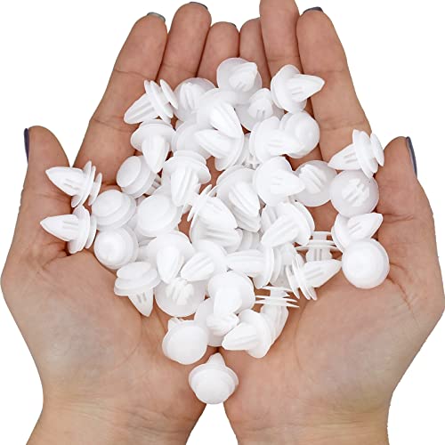 50 Piezas Grapas Coches universal Clips Remache de Plastico Coche Paneles de Puerta Sujeciones de Coche Puerta Panel para Revestimiento Interior de la Puerta