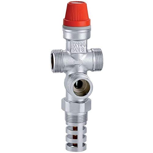 544501 Válvula de descarga térmica con maquillaje CALEFFI de 3/4"