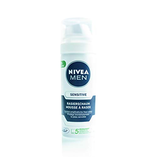 5Pack Nivea Mini de afeitar de espuma Sensitive 5 x 50ml