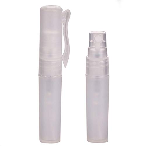 6 unids 10 ml mini botella de perfume portátil botella de spray pequeña muestra vacíos envases recargables fragancias atomizador botellas de plástico