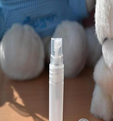 6 unids 10 ml mini botella de perfume portátil botella de spray pequeña muestra vacíos envases recargables fragancias atomizador botellas de plástico