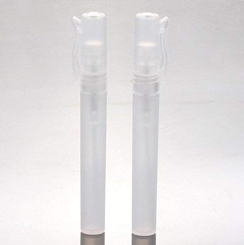 6 unids 10 ml mini botella de perfume portátil botella de spray pequeña muestra vacíos envases recargables fragancias atomizador botellas de plástico
