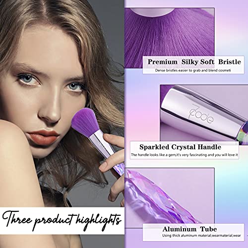 7 code Brochas de Maquillaje 15 Piezas Brochas de Maquillaje Profesional con 4 Esponja de Maquillaje y 1 Brocha Egg Set de Brochas de Maquillaje